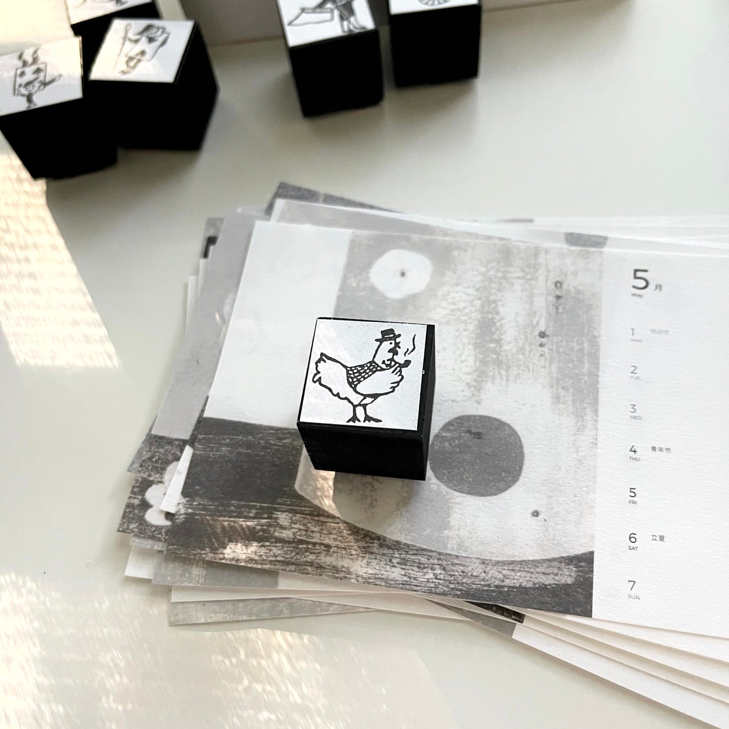 KOCKA Animal Series Rubber Stamp / 7 Designs