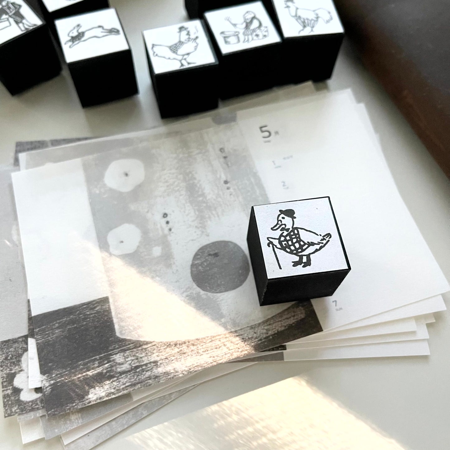 KOCKA Animal Series Rubber Stamp / 7 Designs
