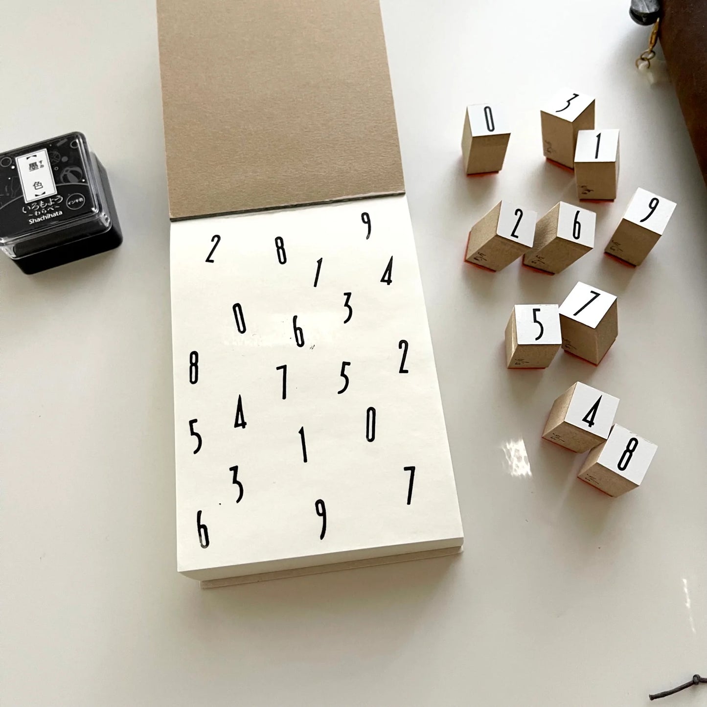 Yoko Kadokawa Mini Number Stamp Set
