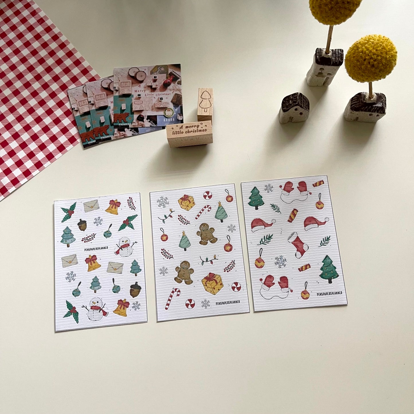 Penspapersplanner Joy Christmas Sticker Set