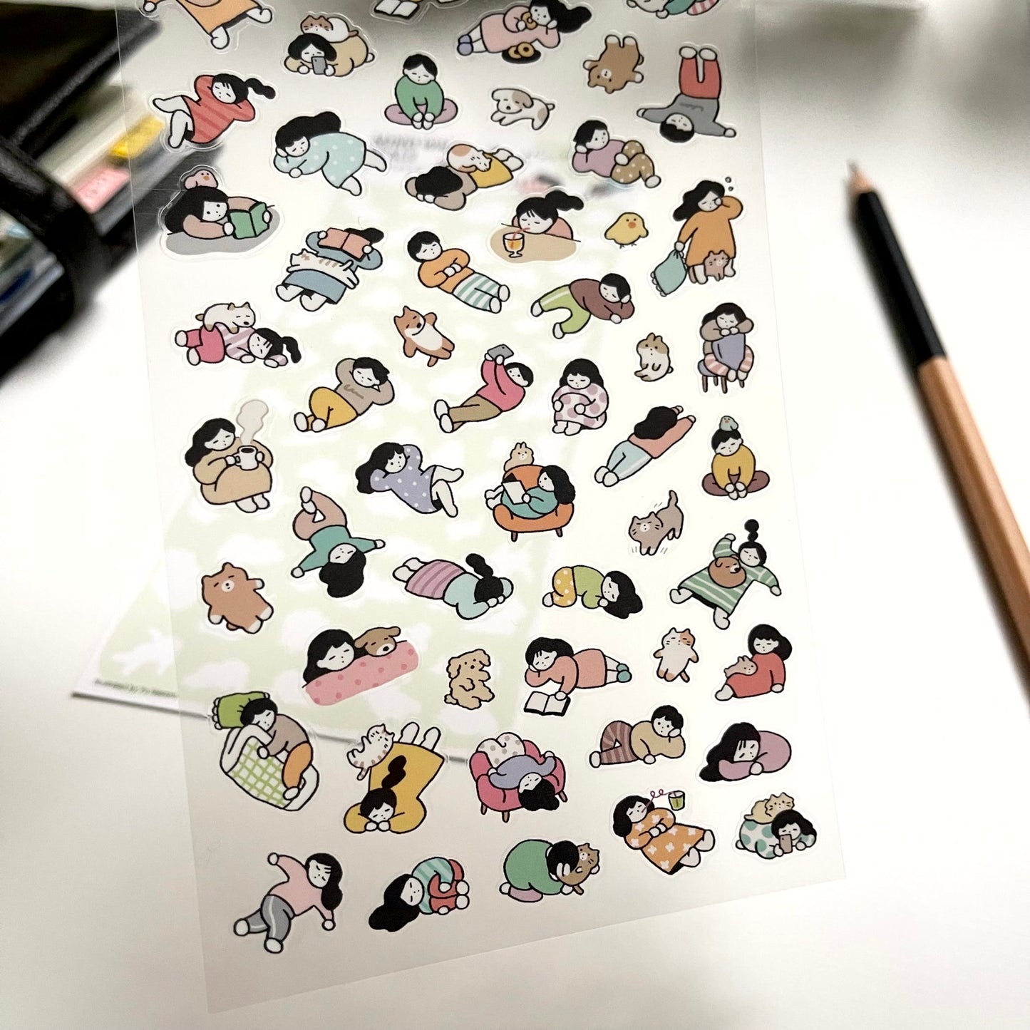 MIND WAVE Lazy Holiday Sticker SHeet