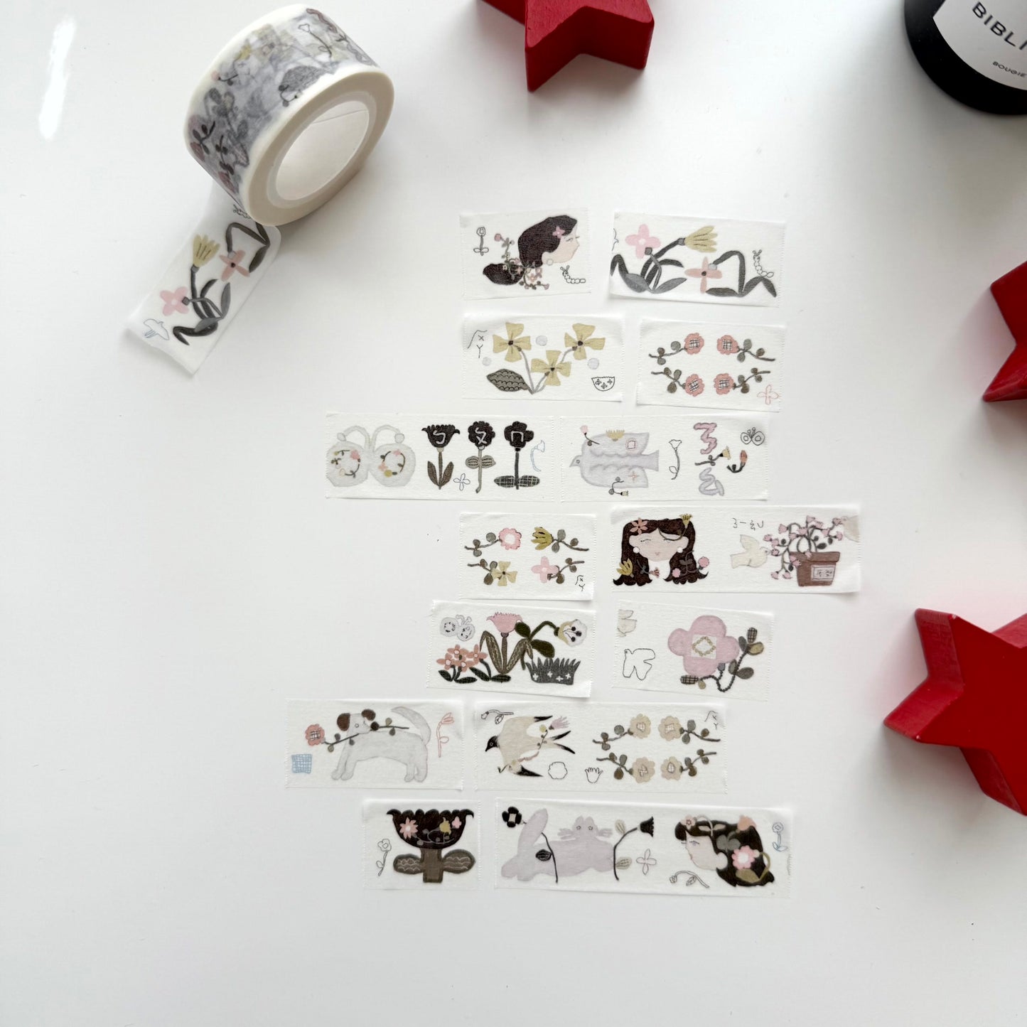 Misshoegg Flower Girl Washi Paper Tape