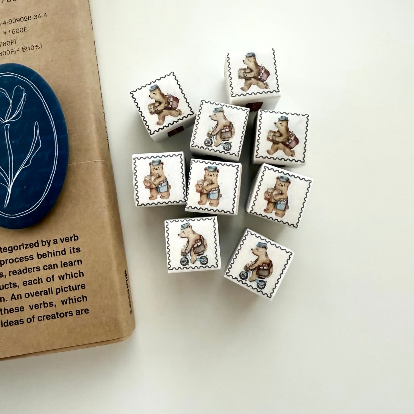 Black Milk Project Mini Kuma Post Rubber Stamps / 3 Designs