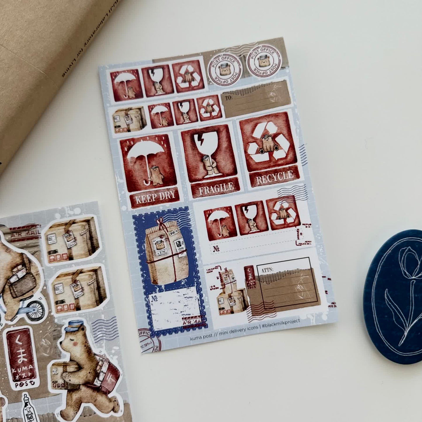 Black Milk Project Kuma Post Sticker Set