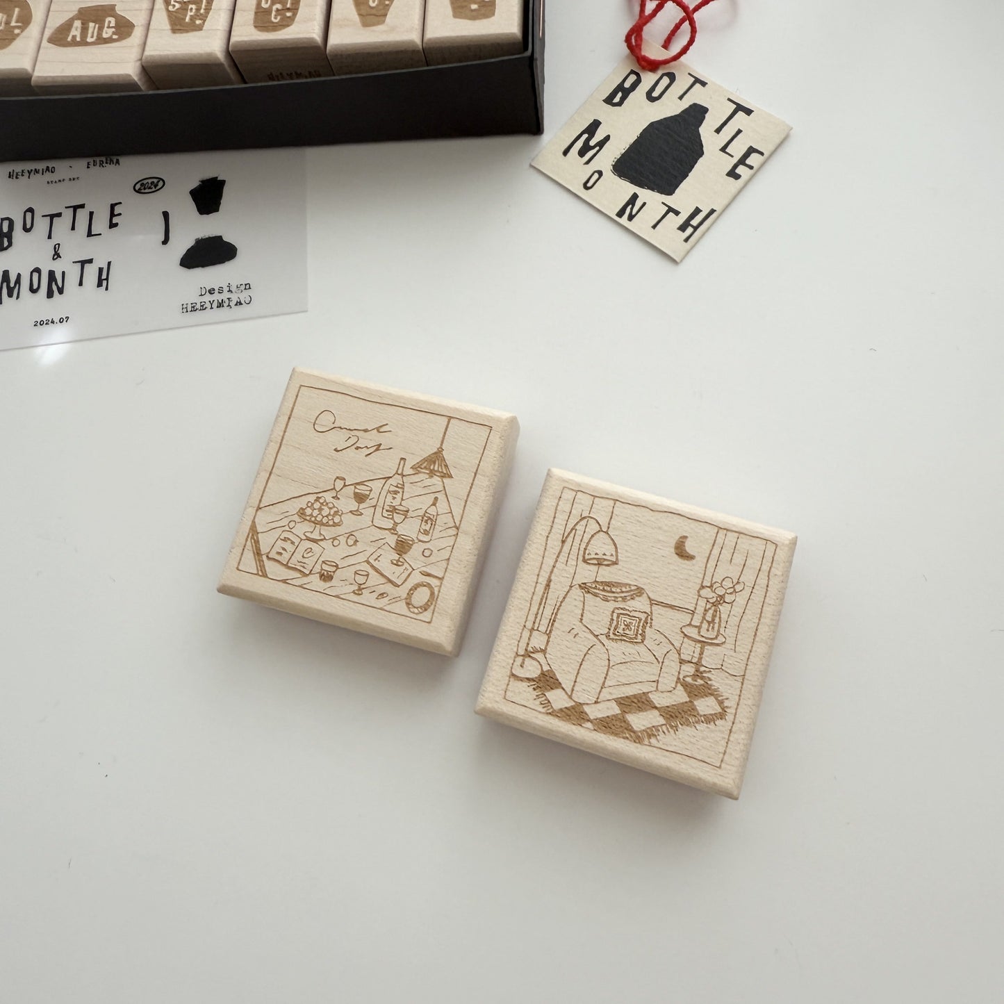 Heeymiao Chair Series Rubber Stamp / 2 Designs