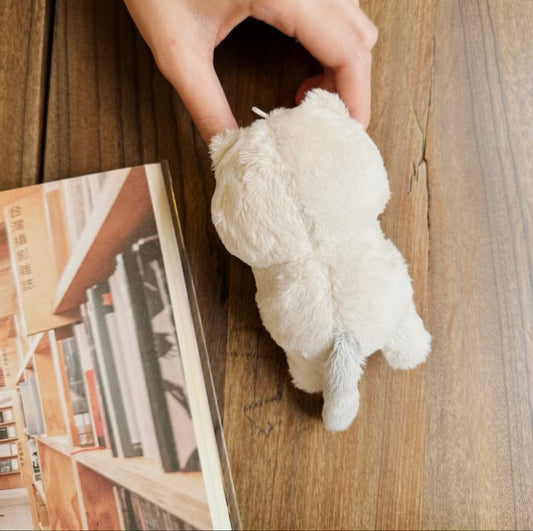 Mr. Eggplants Chubby Kitty Plush Toy / Key Chain / Bag Charm