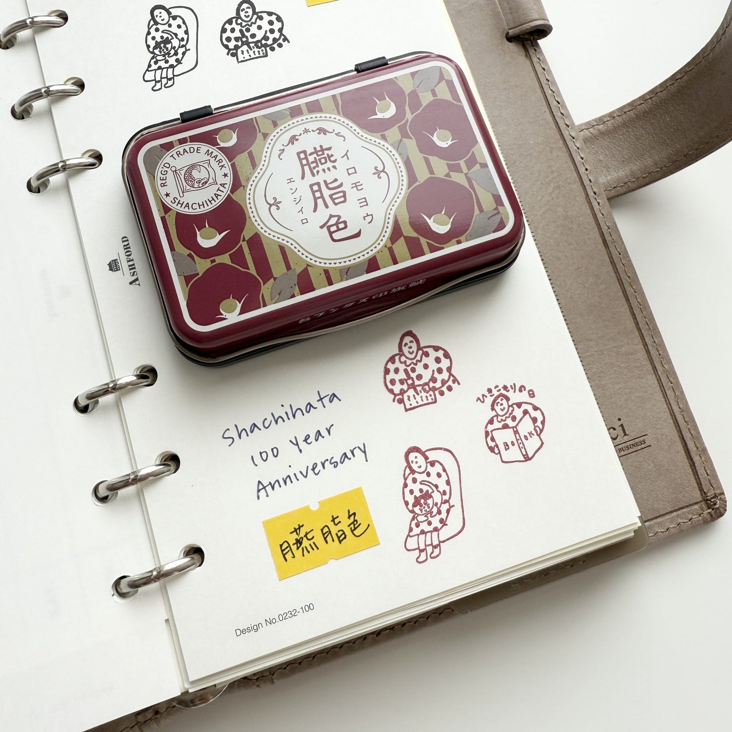 Shachihata 100 Year Anniversary Iromoyo Ink Pads / 3 Colors