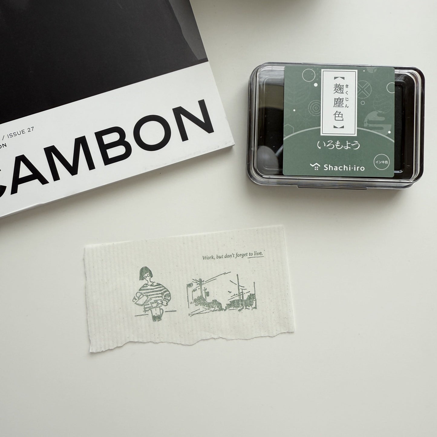 Shachihata Iromoyo Ink Pad / 5 New Colors