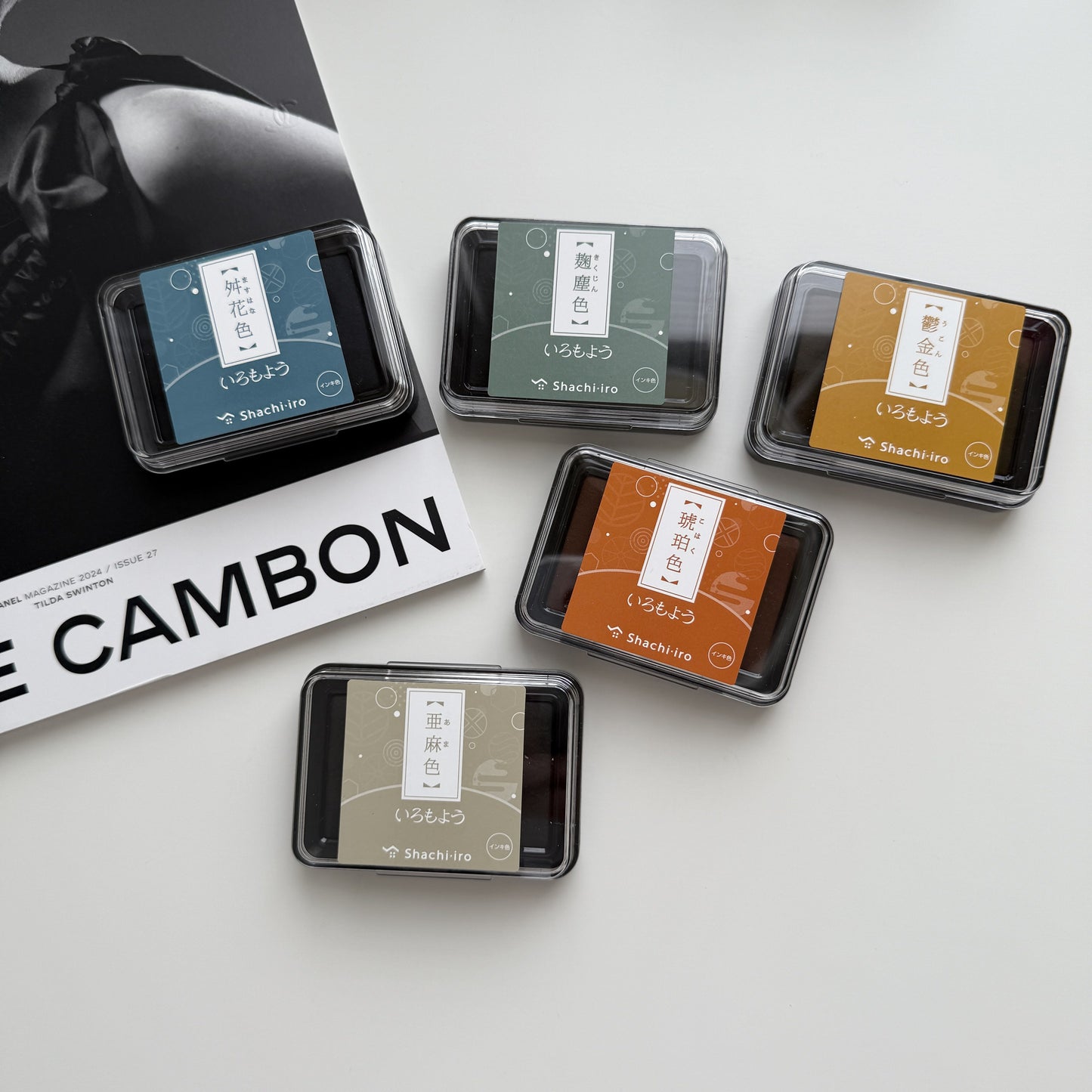 Shachihata Iromoyo Ink Pad / 5 New Colors