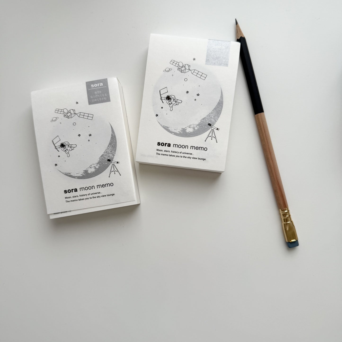 Sora Silver Moon Memo Block