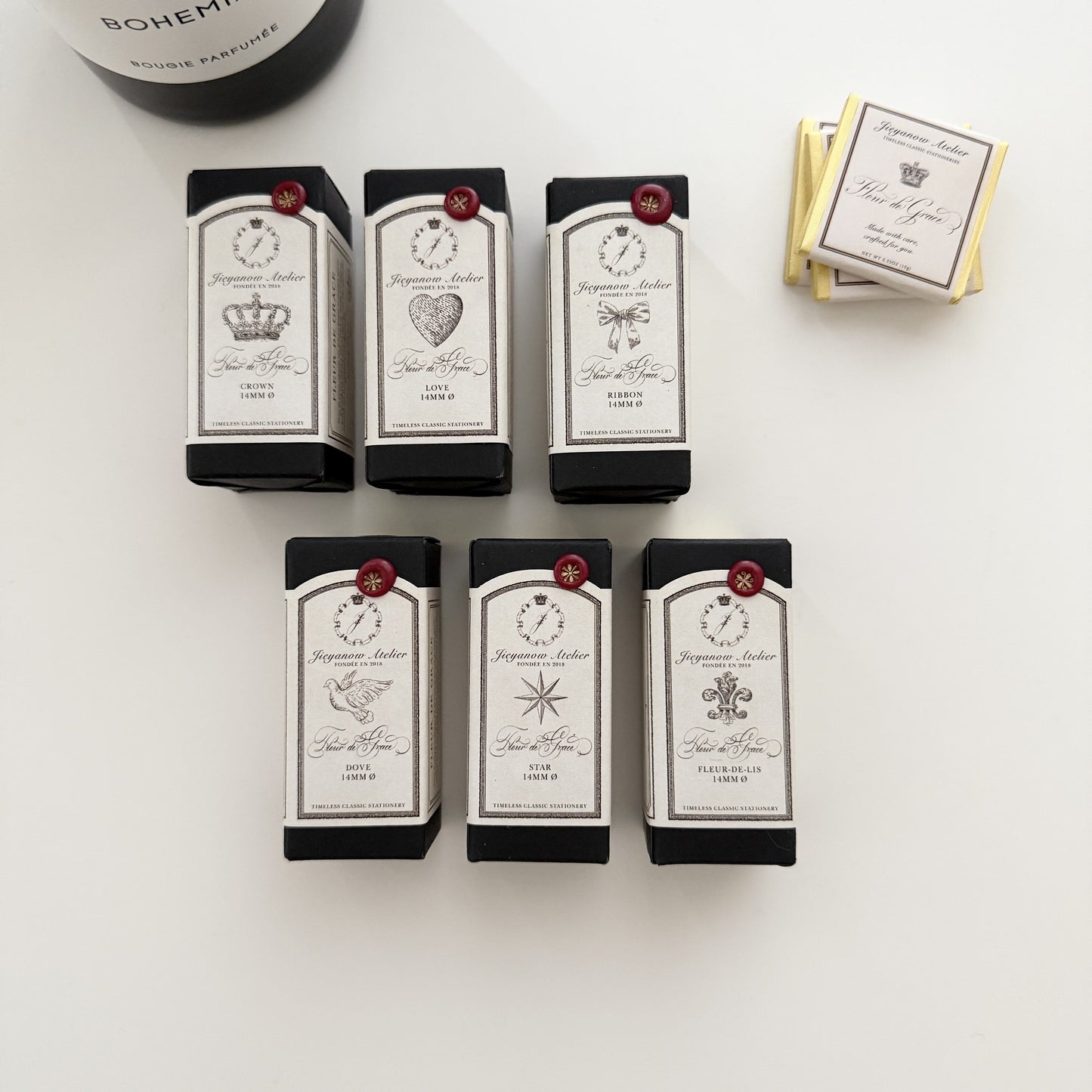 Jieyanow Atelier Fleur de Grace Rubber Stamp