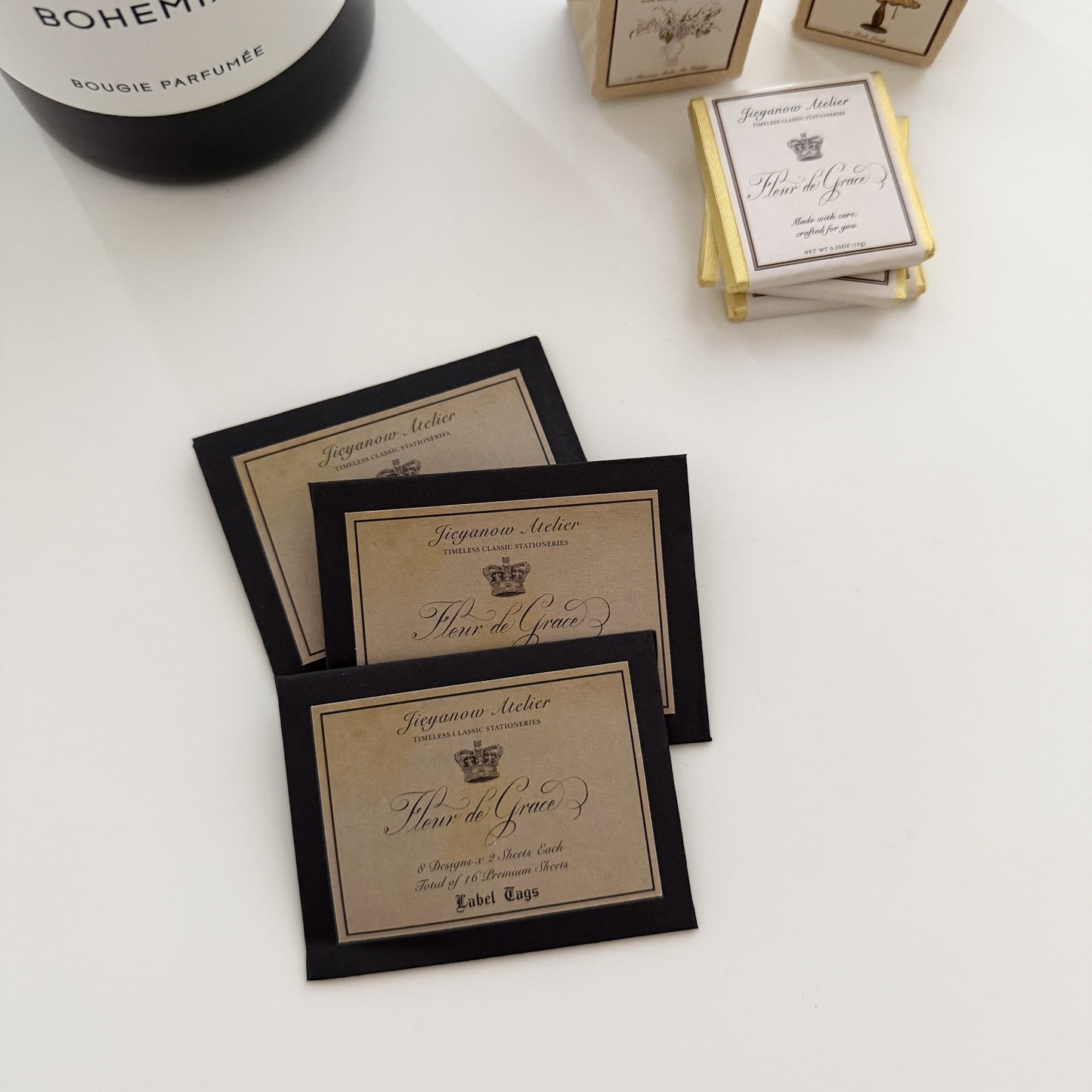 Jieyanow Atelier Fleur de Grace Label Tags
