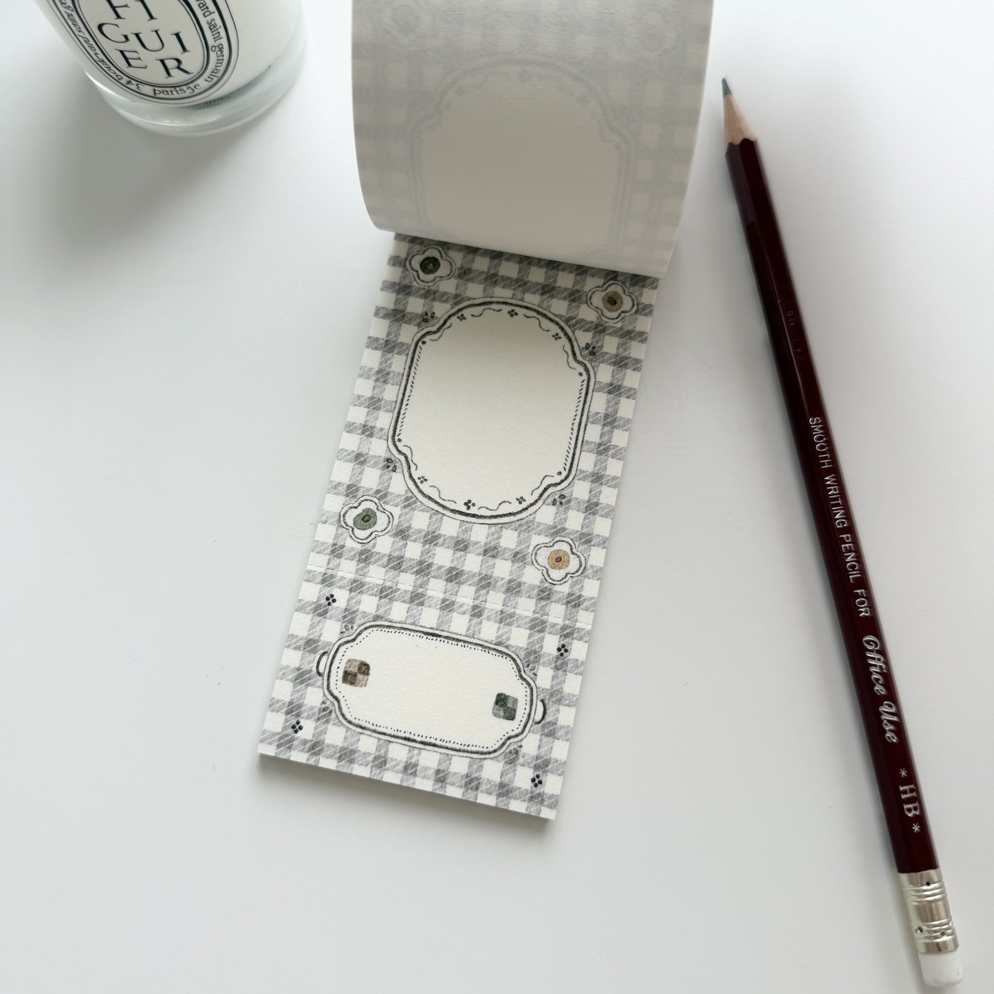 Pion Confectionery Memo Pad | Plaid