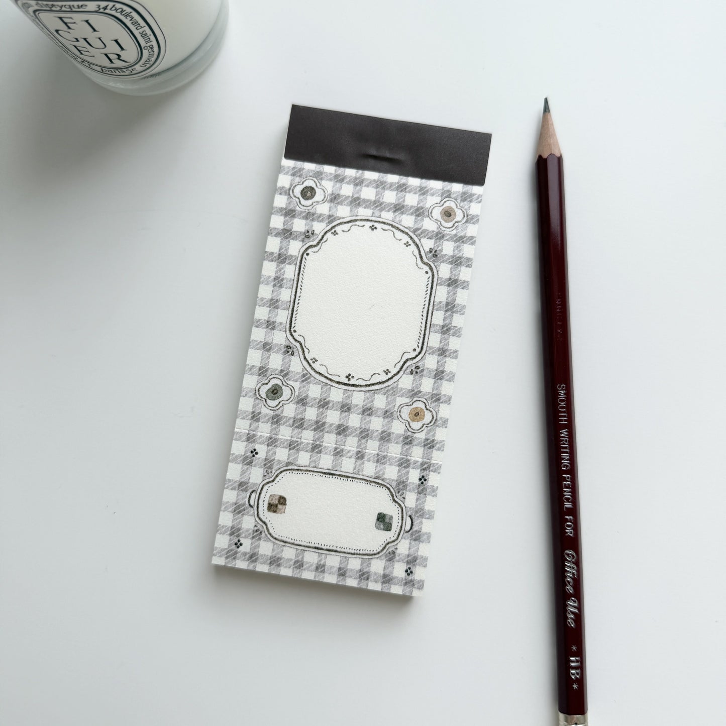 Pion Confectionery Memo Pad | Plaid