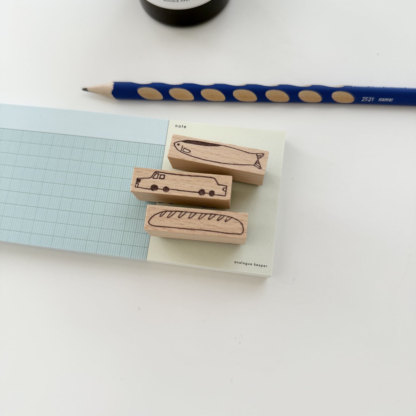 Kurukynki Fun Things Rubber Stamp / 3 Designs