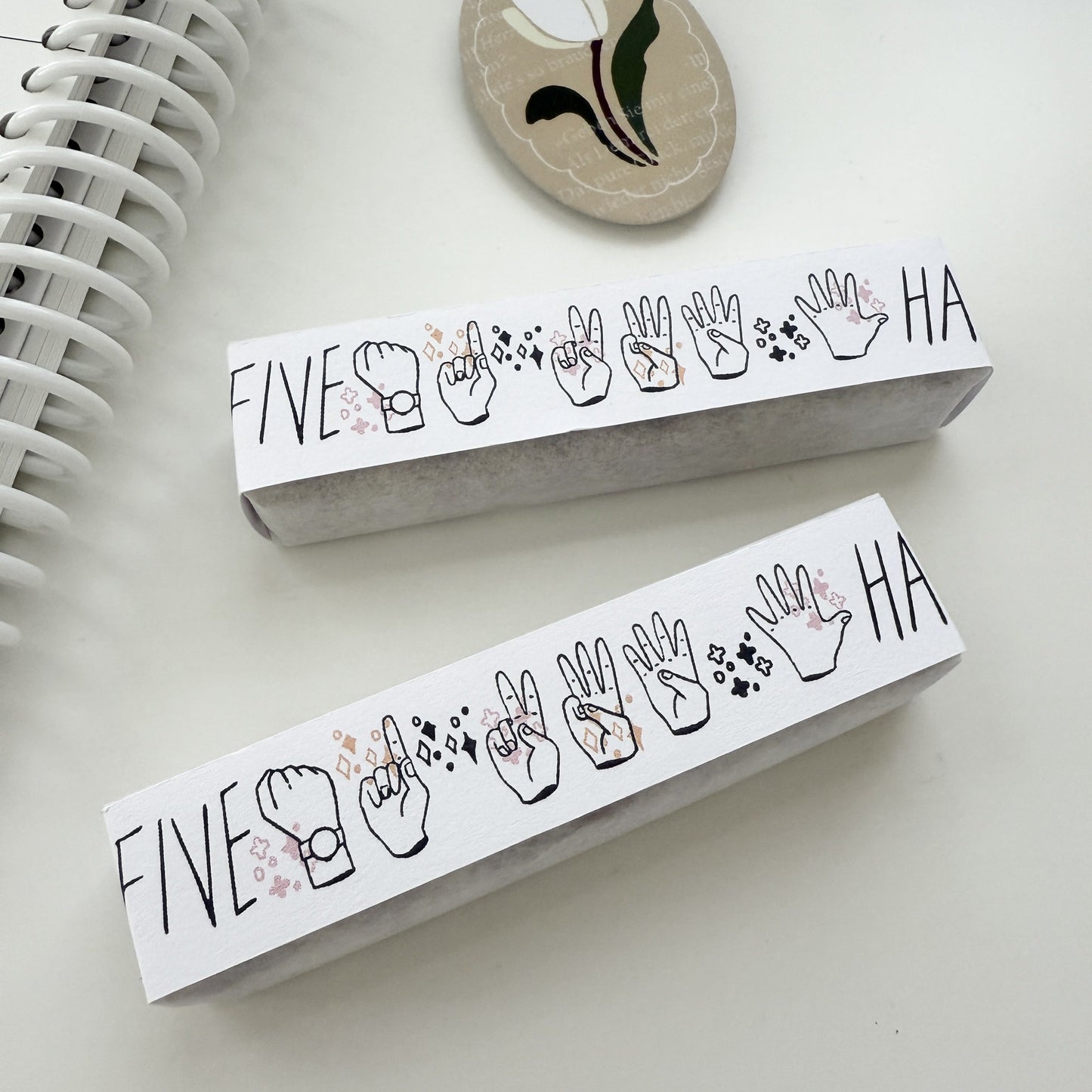 Kurukynki Zero to Five Rubber Stamp Set