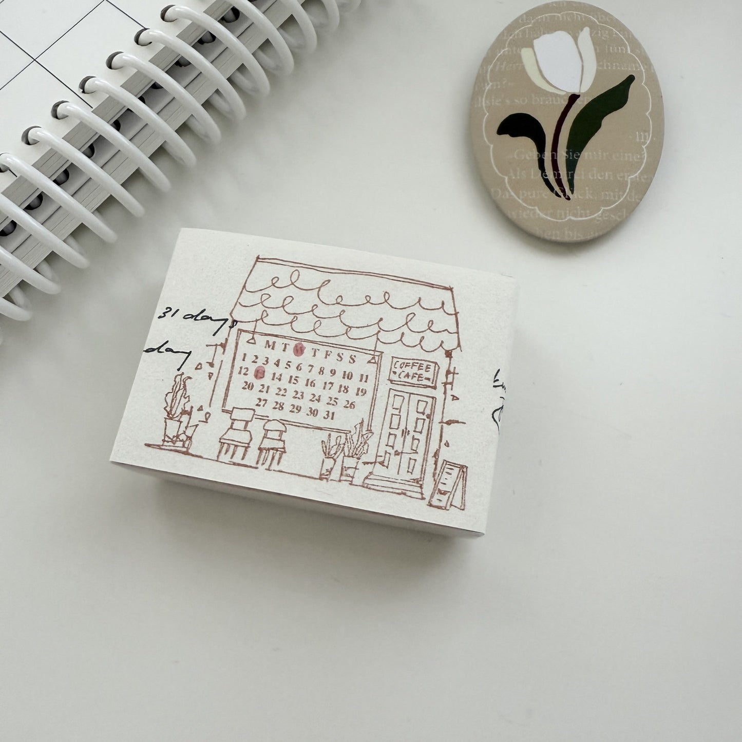 Kurukynki Coffee Days Rubber Stamp