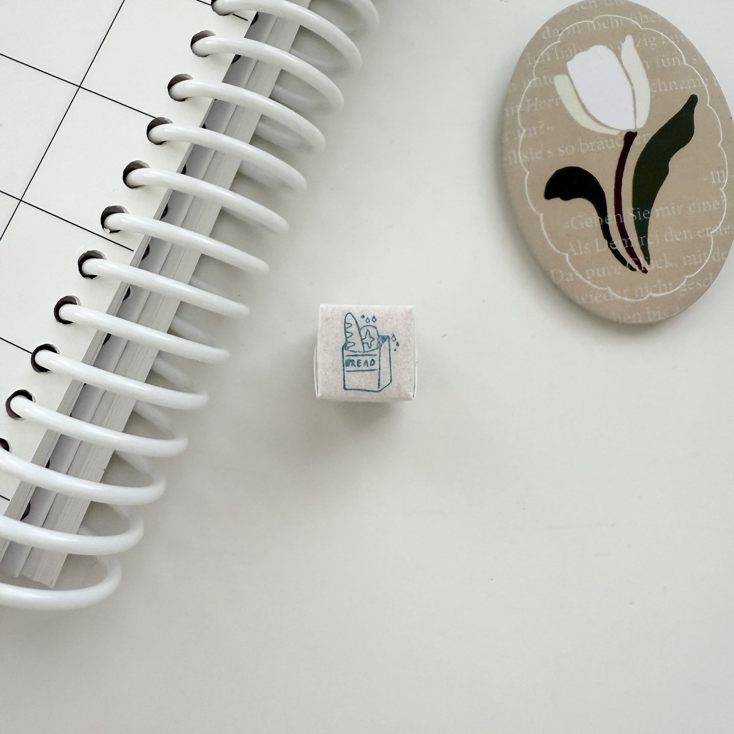 Kurukynki Day-To-Day Mini Rubber Stamps / 12 Designs