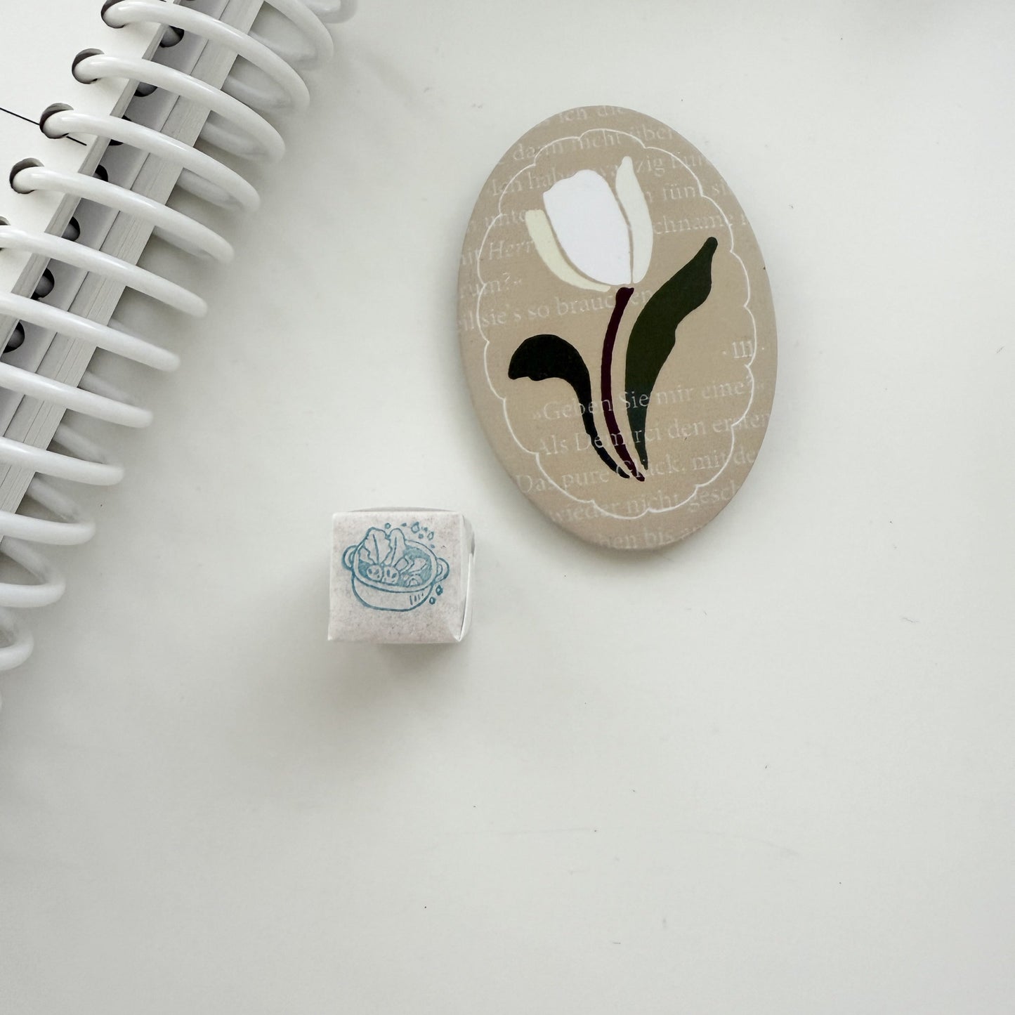 Kurukynki Day-To-Day Mini Rubber Stamps / 12 Designs