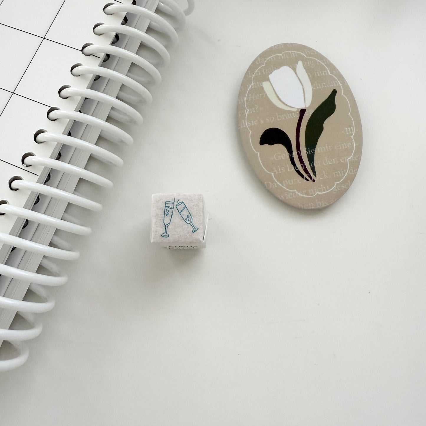Kurukynki Day-To-Day Mini Rubber Stamps / 12 Designs