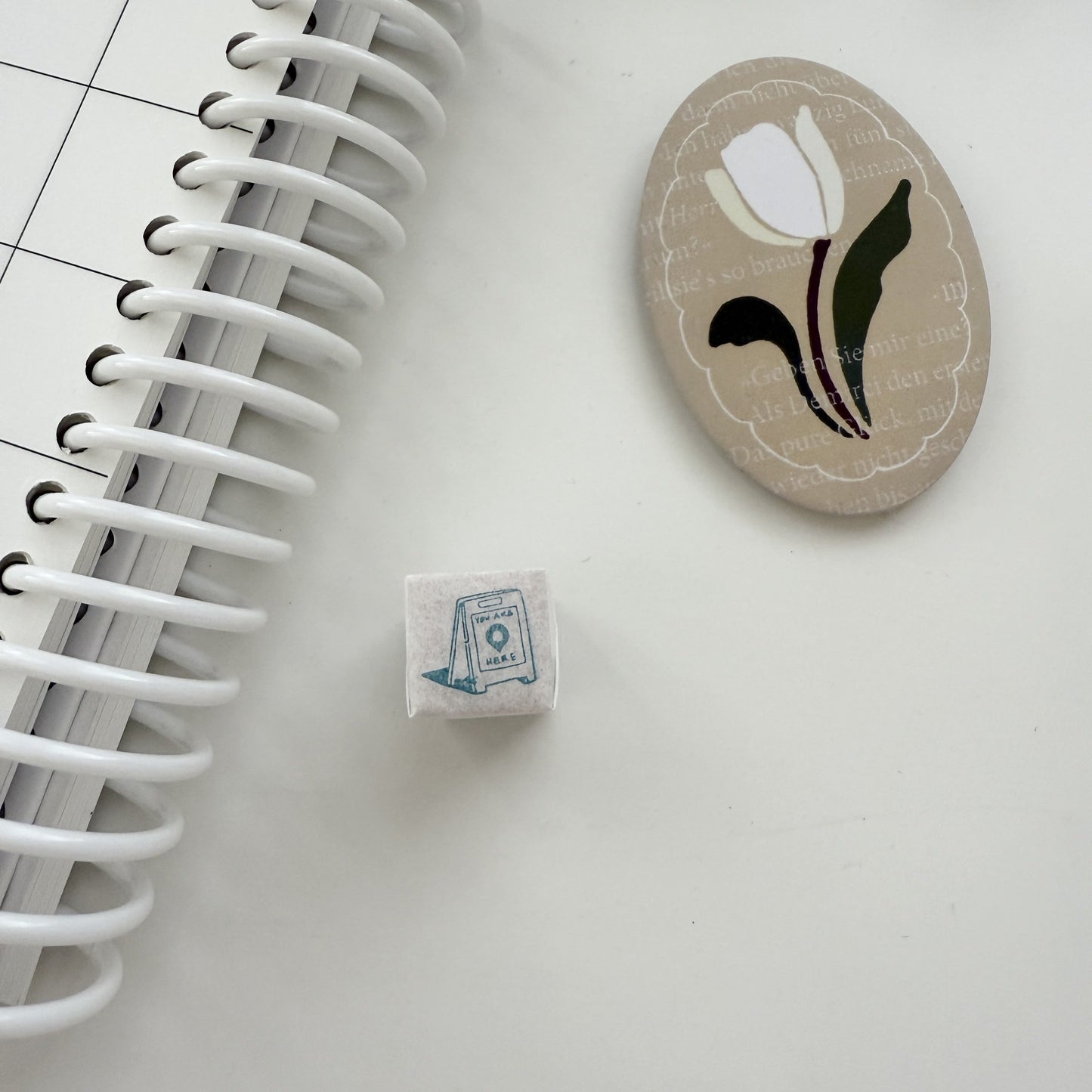 Kurukynki Day-To-Day Mini Rubber Stamps / 12 Designs