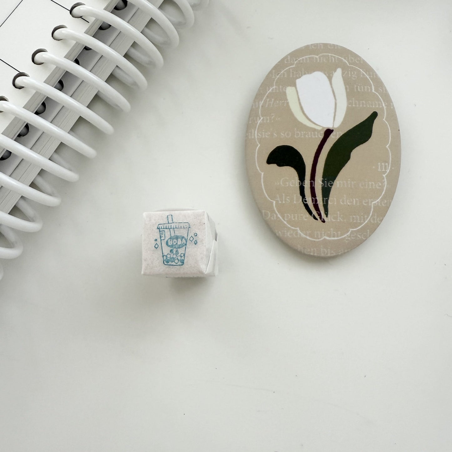 Kurukynki Day-To-Day Mini Rubber Stamps / 12 Designs