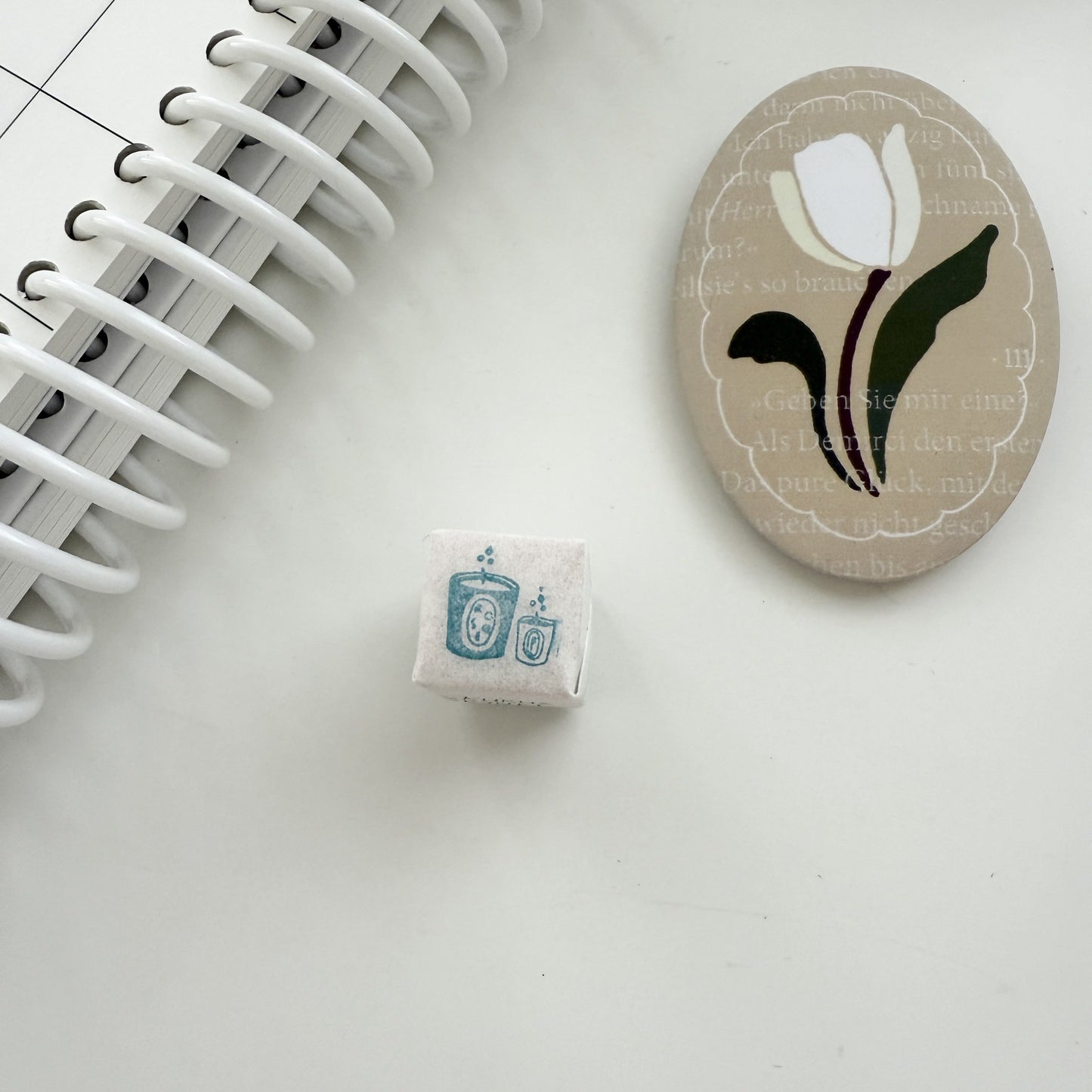 Kurukynki Day-To-Day Mini Rubber Stamps / 12 Designs