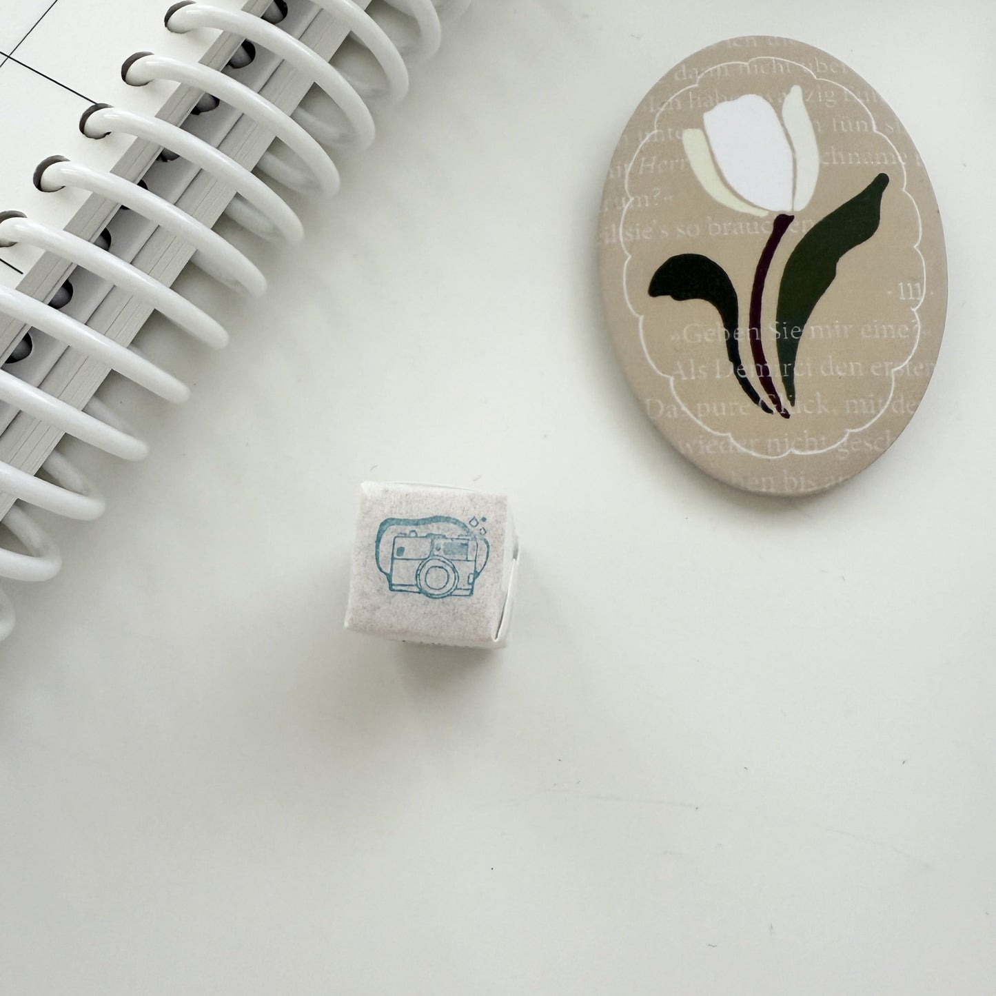 Kurukynki Day-To-Day Mini Rubber Stamps / 12 Designs