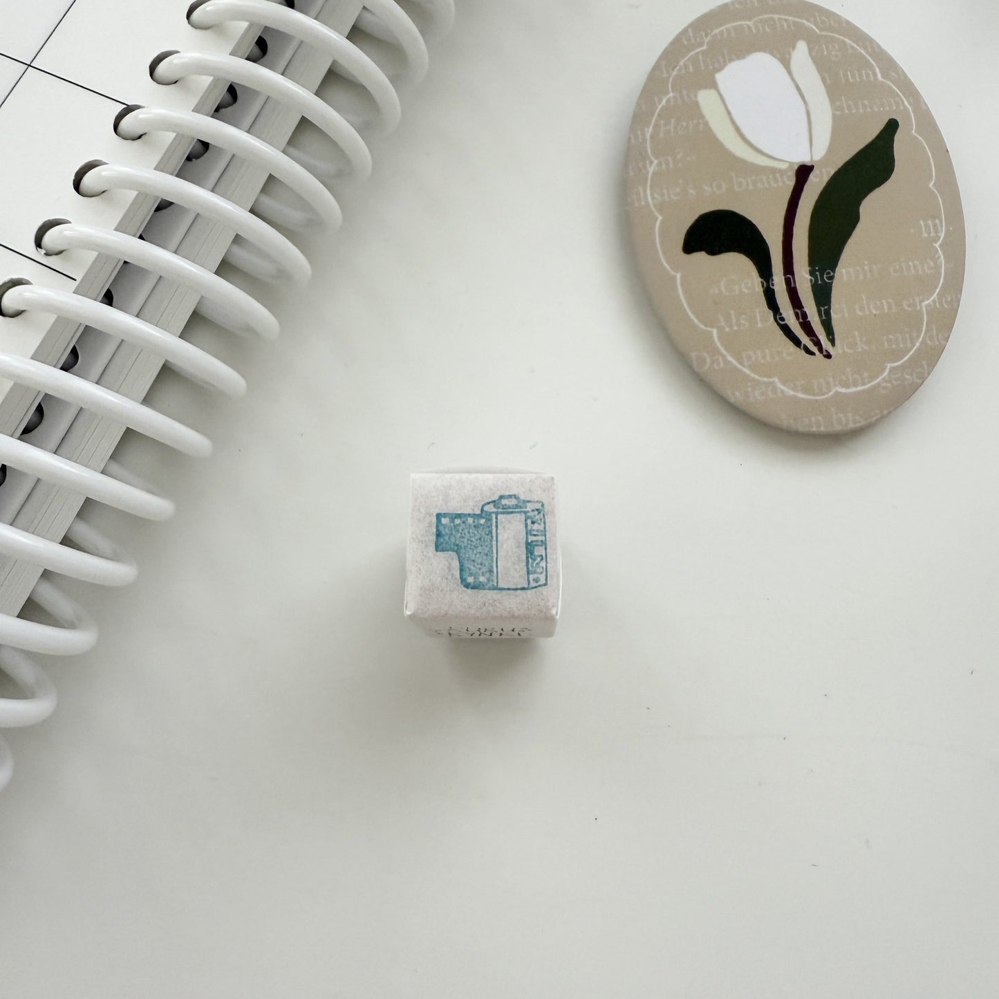Kurukynki Day-To-Day Mini Rubber Stamps / 12 Designs