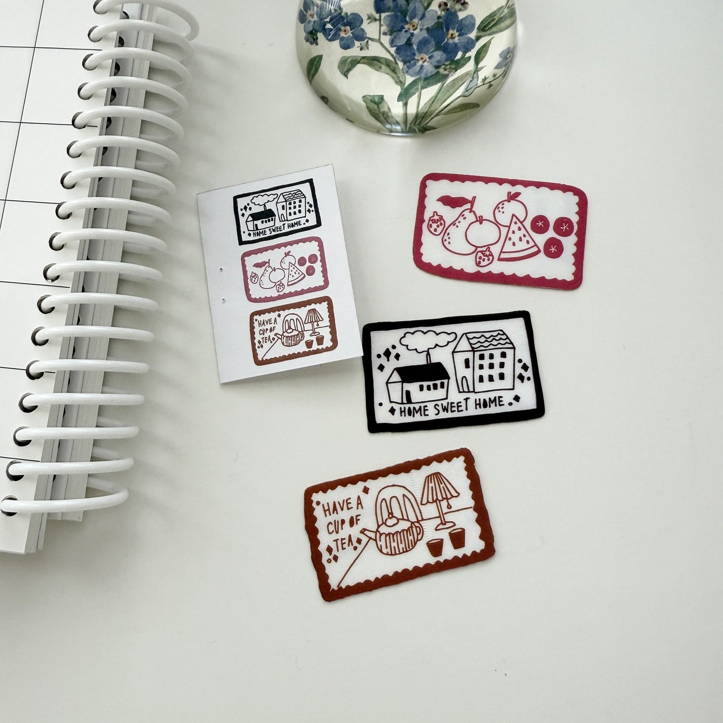 Kurukynki Fabric Sticker Patch / 3 Options
