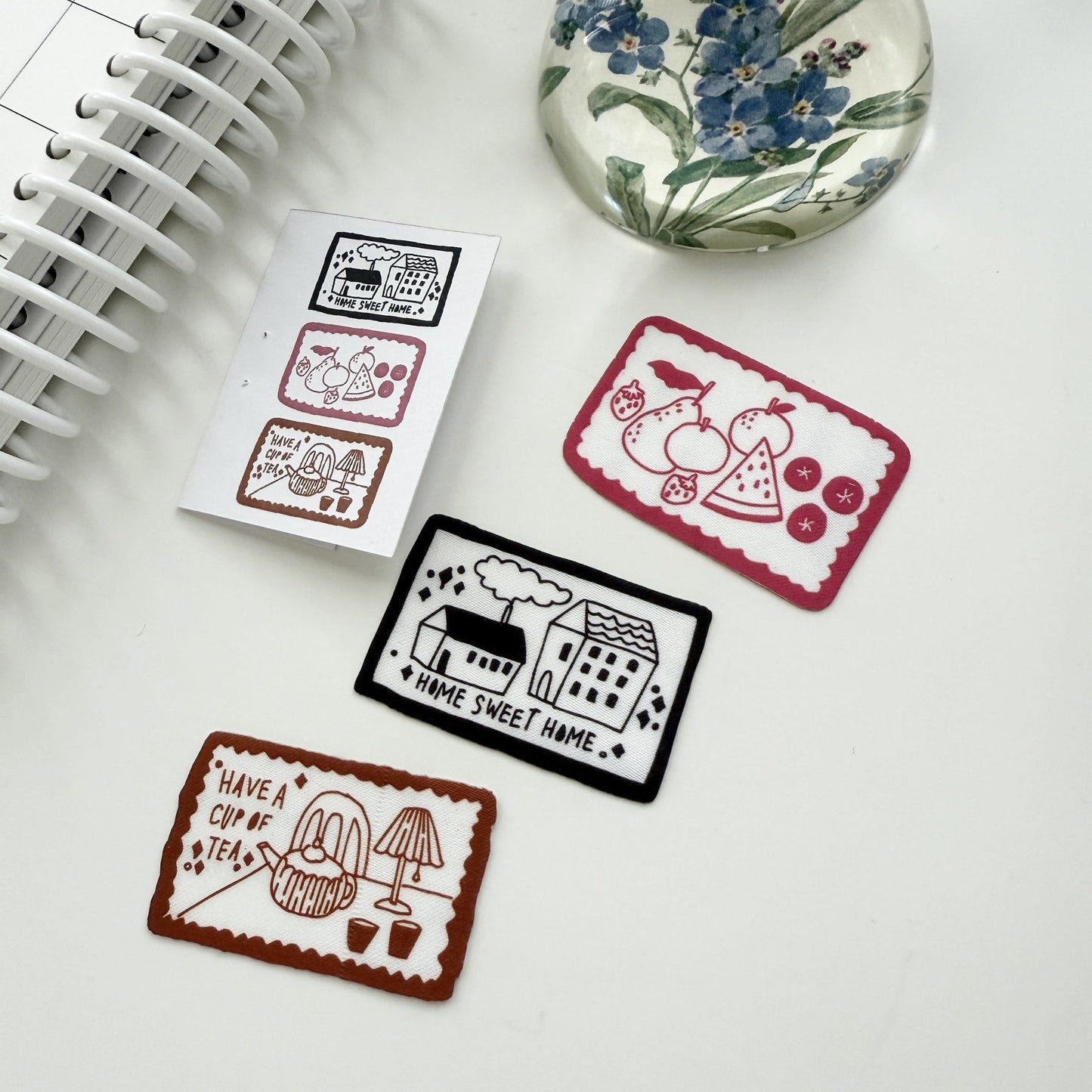 Kurukynki Fabric Sticker Patch / 3 Options