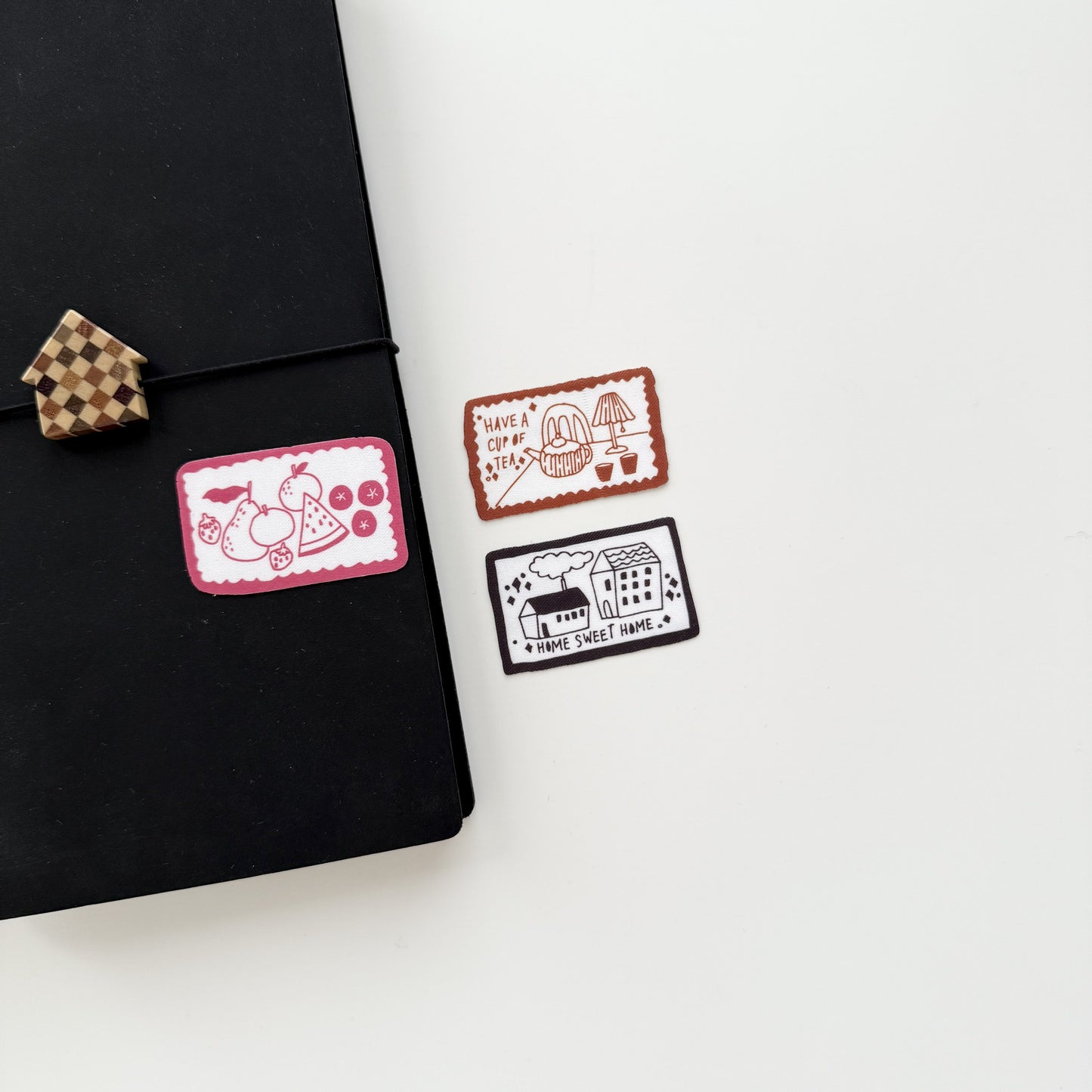 Kurukynki Fabric Sticker Patch / 3 Options