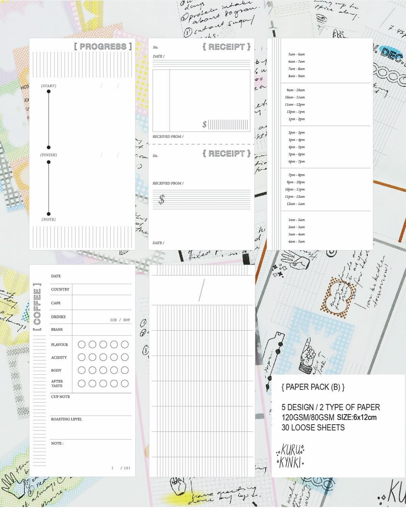 Kurukynki Paper Pack (B)