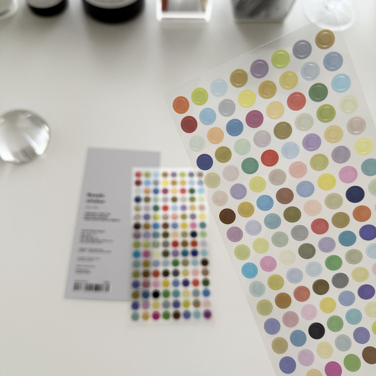 Analogue Keeper Beads Sticker / clear (5mm)