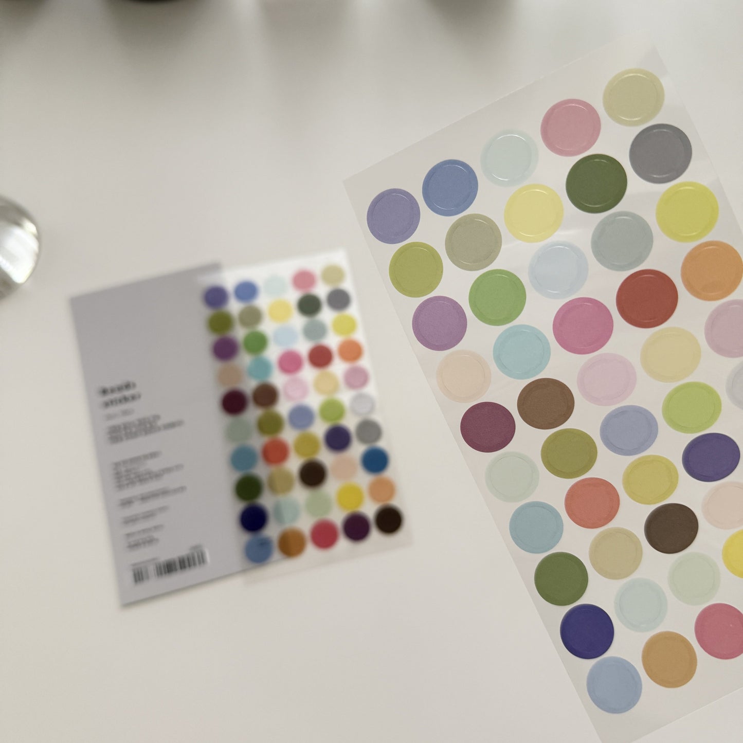 Analogue Keeper Beads Sticker / clear (10mm)