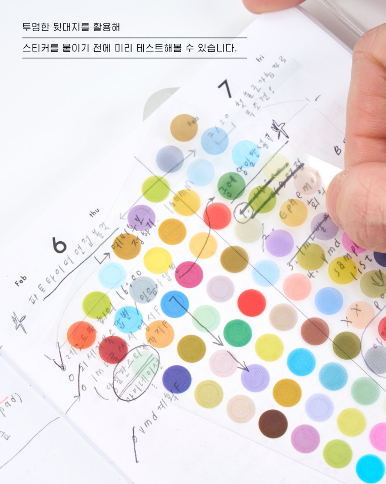 Analogue Keeper Beads Sticker / clear (5mm)