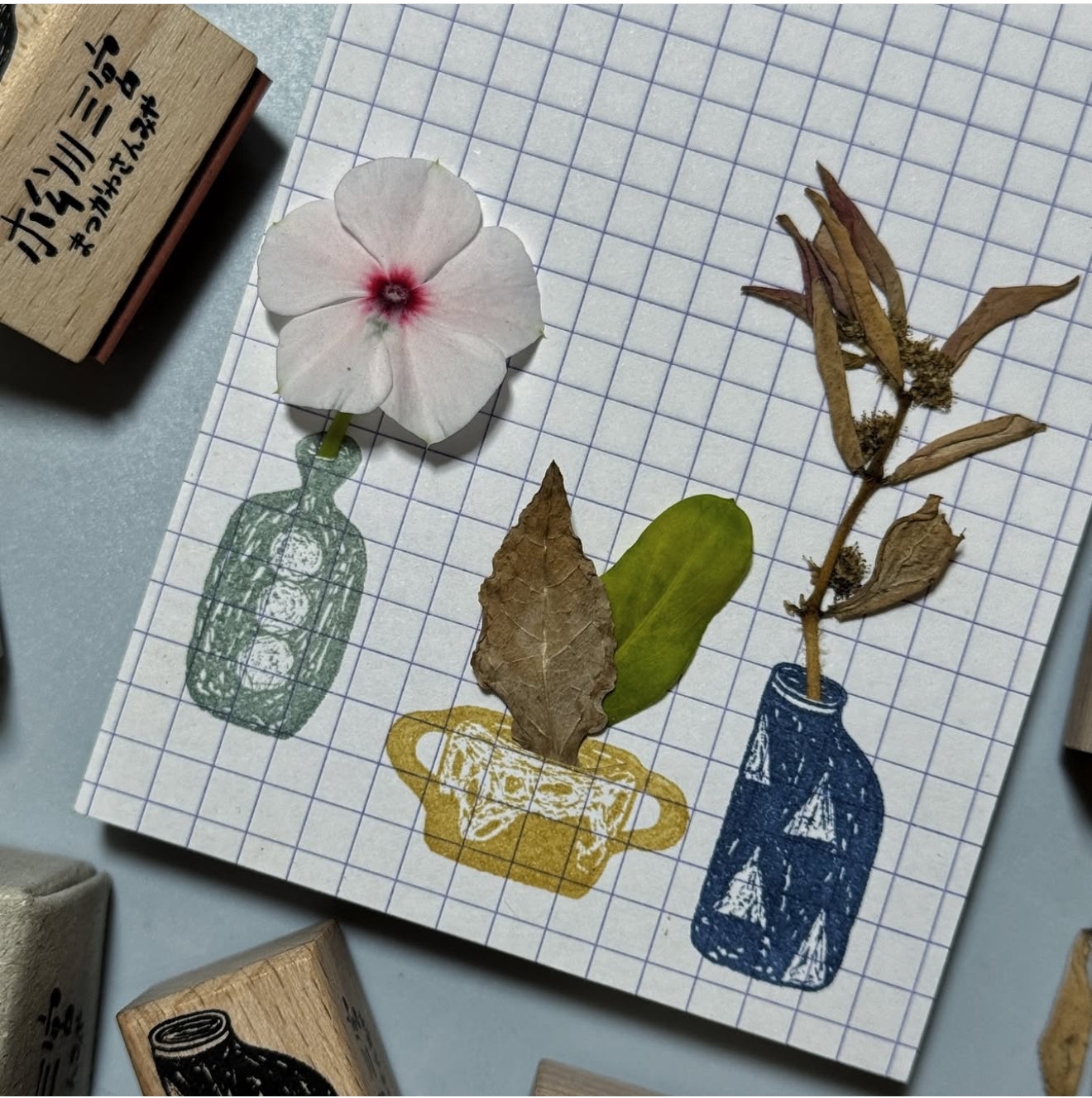 Pottery Rubber Stamp Set