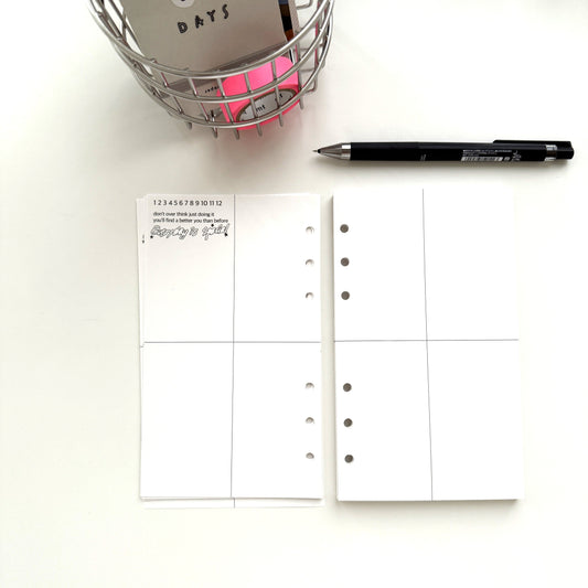 Jeongo Innerside New Weekly Refill / 8 Section