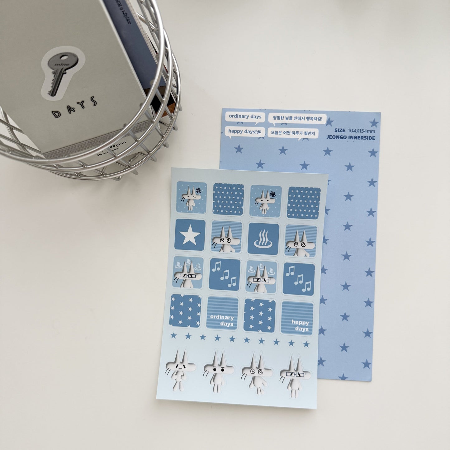 Jeongo Innerside Bluegomi's Happy Day Sticker