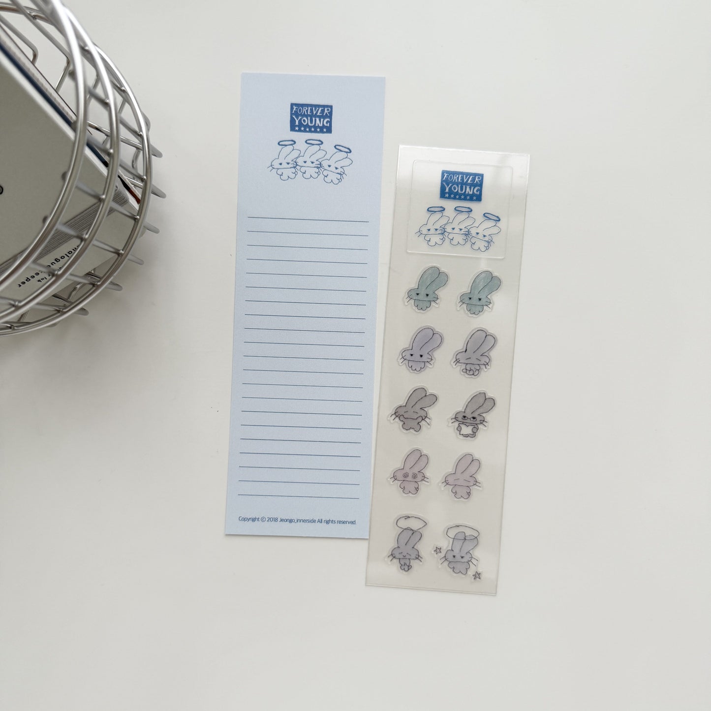 Jeongo Innerside Forever Rabbit Clear Sticker