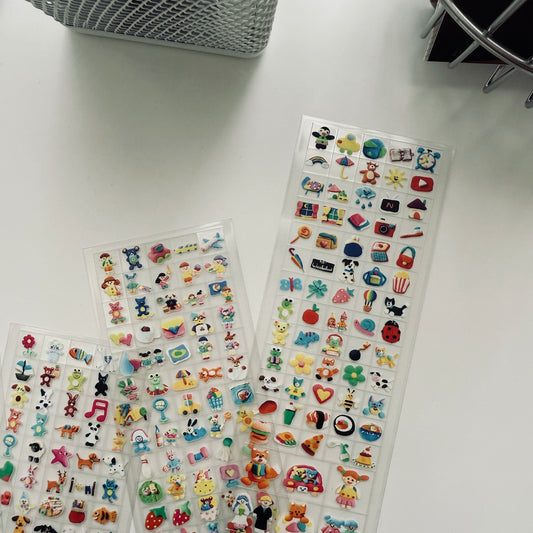 Sosom room Nemonemo Clear PET Sticker Sheet / Jan - May