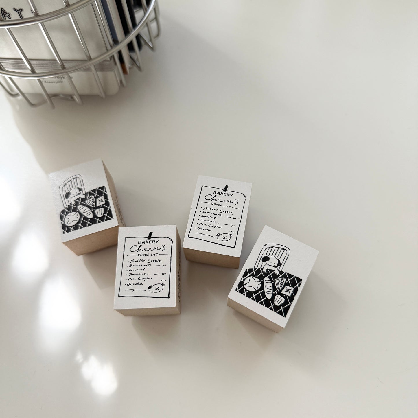 OURS Bakery Series Rubber Stamp / 2 designs