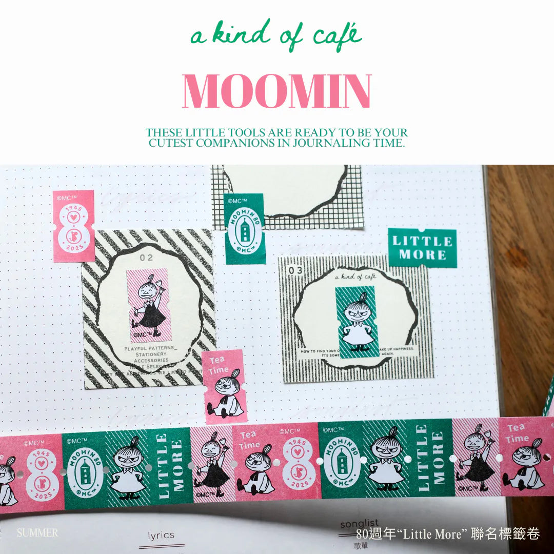 A kind of café x Moomin Label Sticker Roll