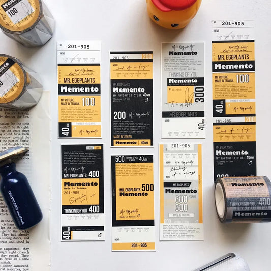 Mr. Eggplants Momento Washi Tape