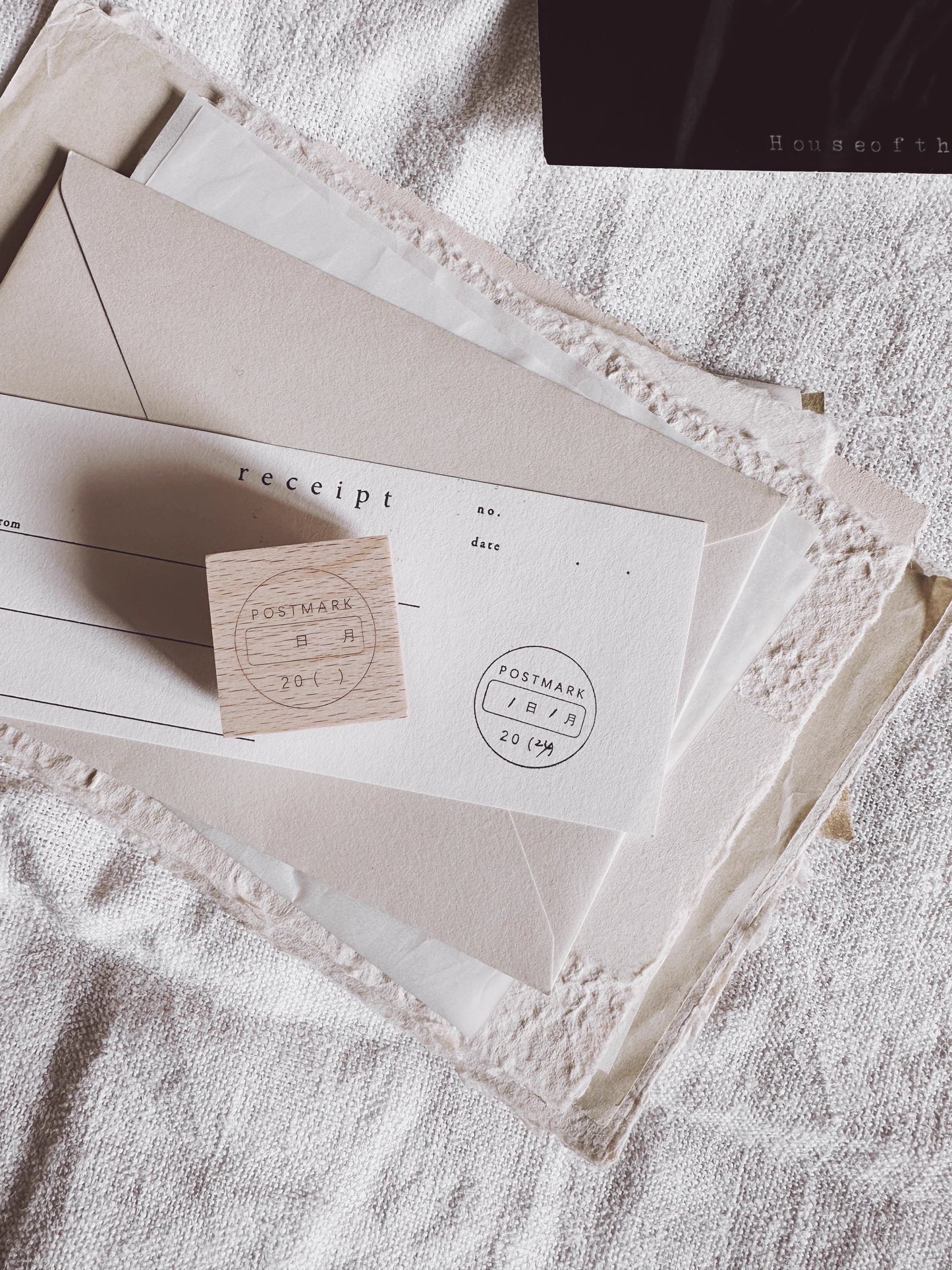 Penny Fei Vintage Tags & Postmarks Rubber Stamps / 7 Designs