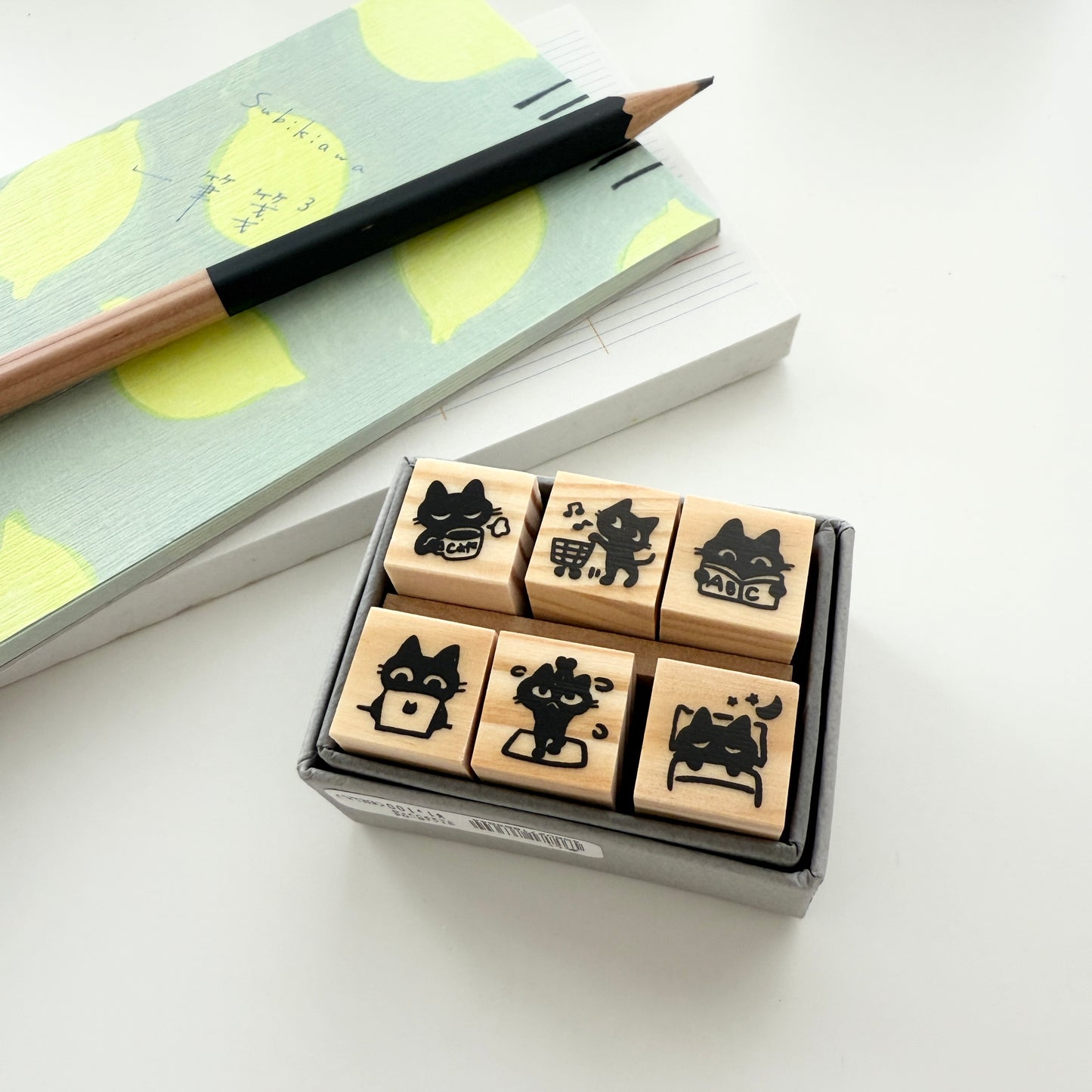 Sanby x 工房愛 Mini Stamp Set / Cat's Life