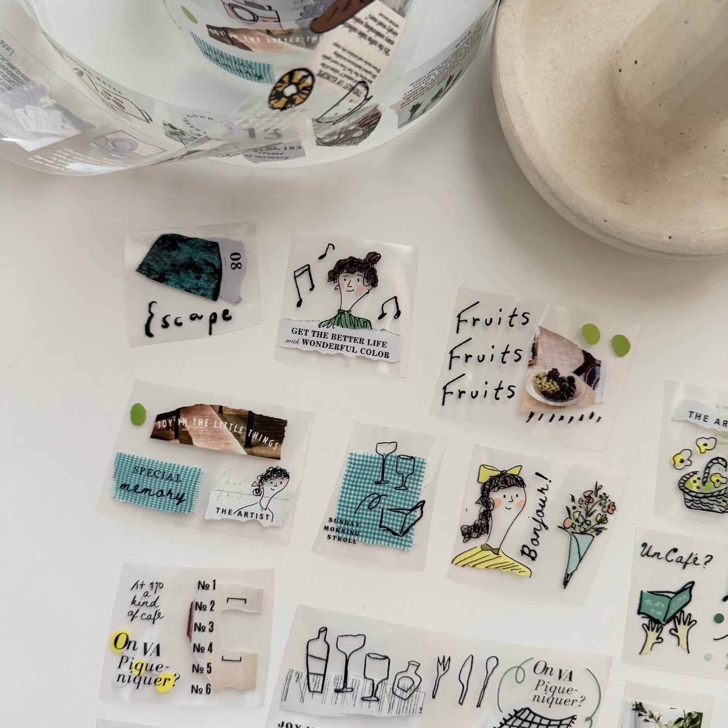 A kind of café NEW On Va Pique-niquer? PET Tape | Revisit ver.