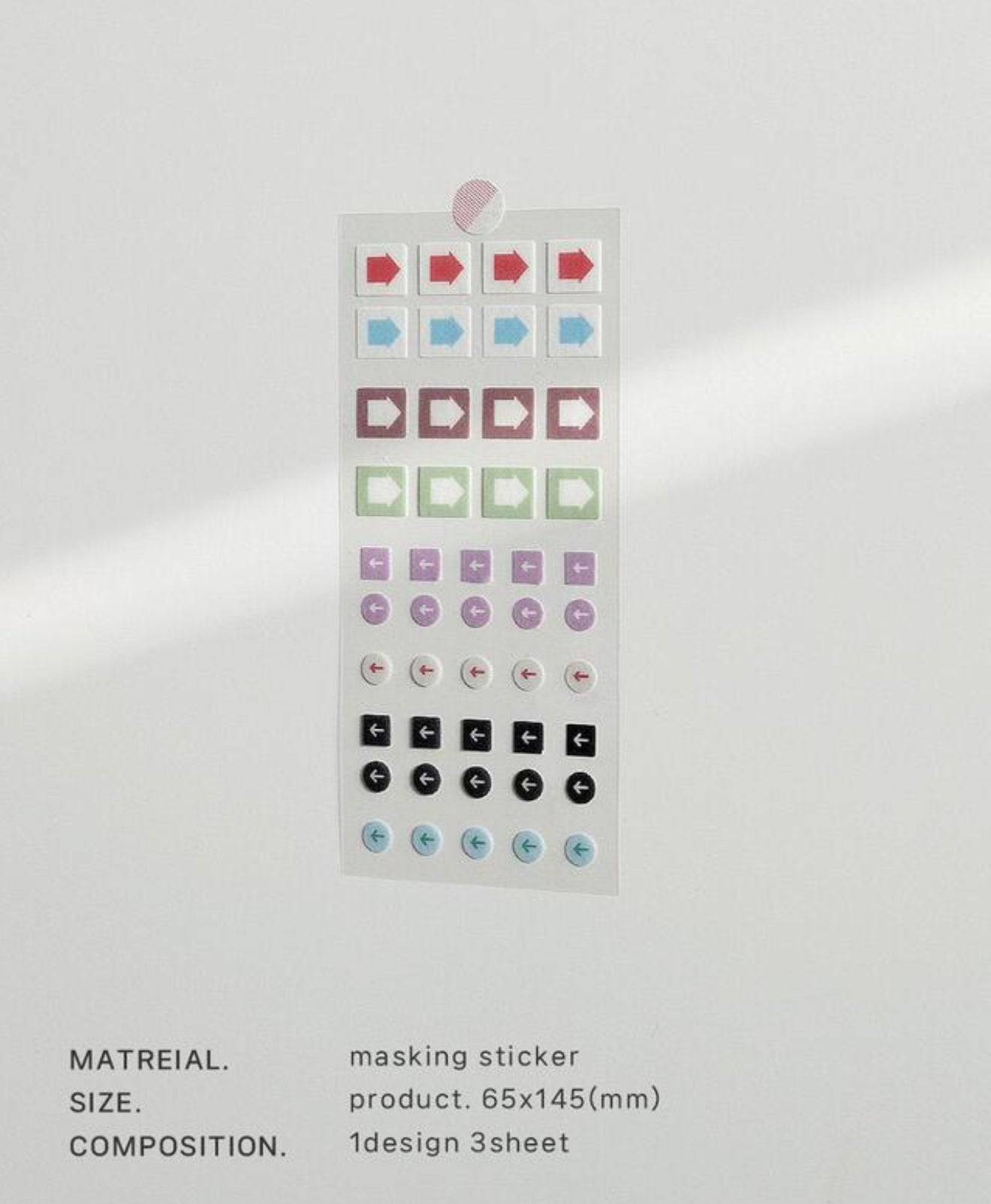 202hosil Arrow Washi Sticker Pack