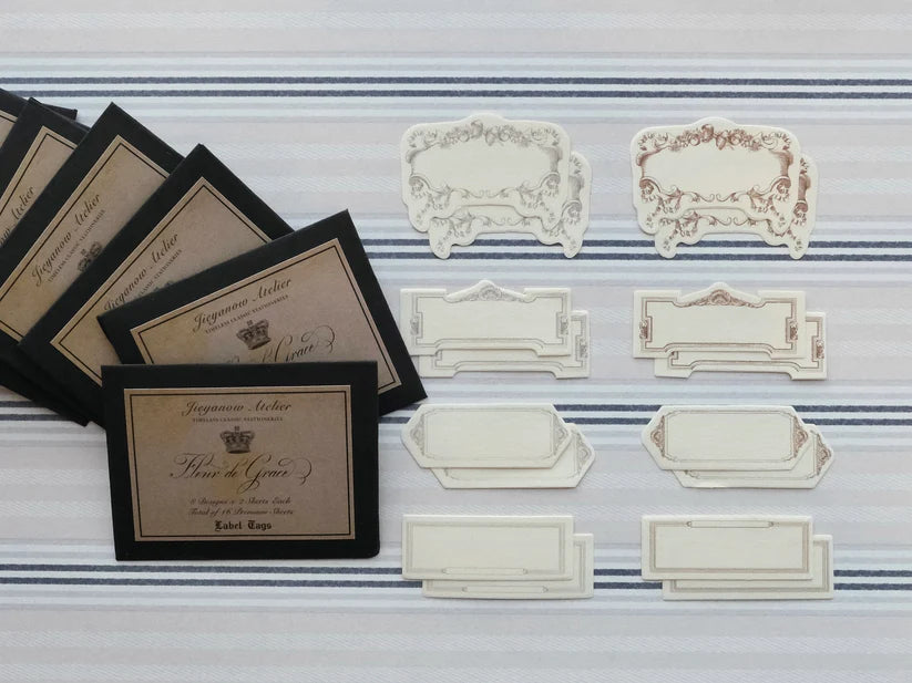 Jieyanow Atelier Fleur de Grace Label Tags