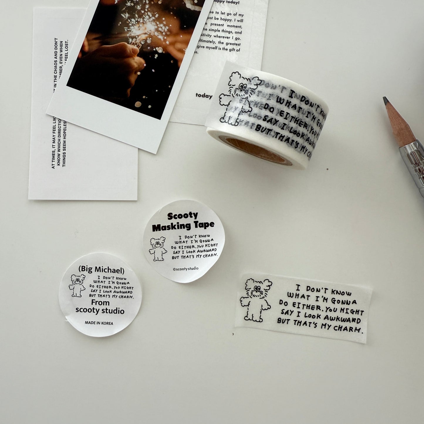 Scooty Studio Big Michael Masking Tape